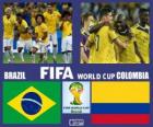 Бразилия - Колумбия, четвертьфинала, Бразилия 2014